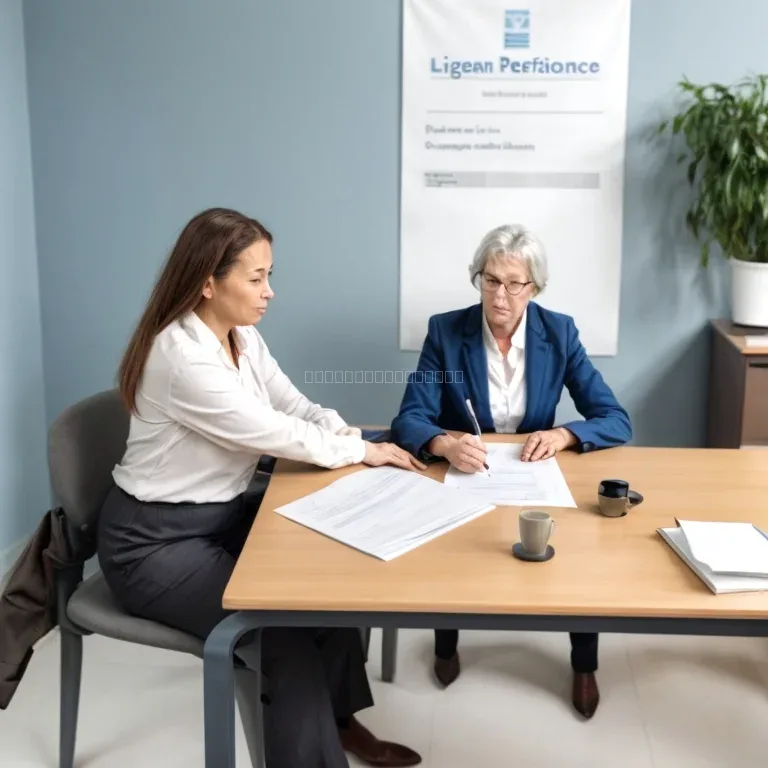 Berater im Gespräch mit Pensionär